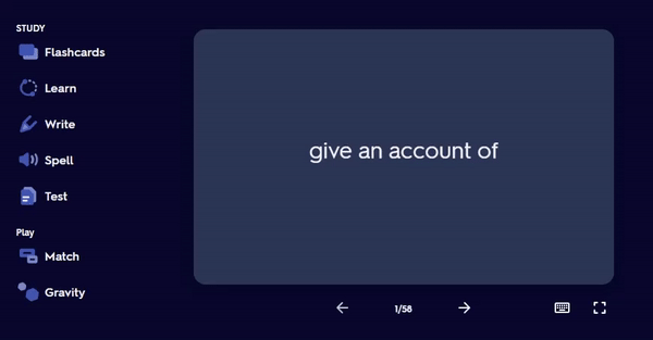 Quizlet - flashcard quiz maker for teachers