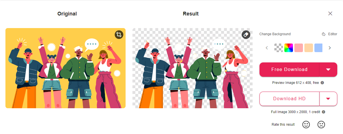 remove background website