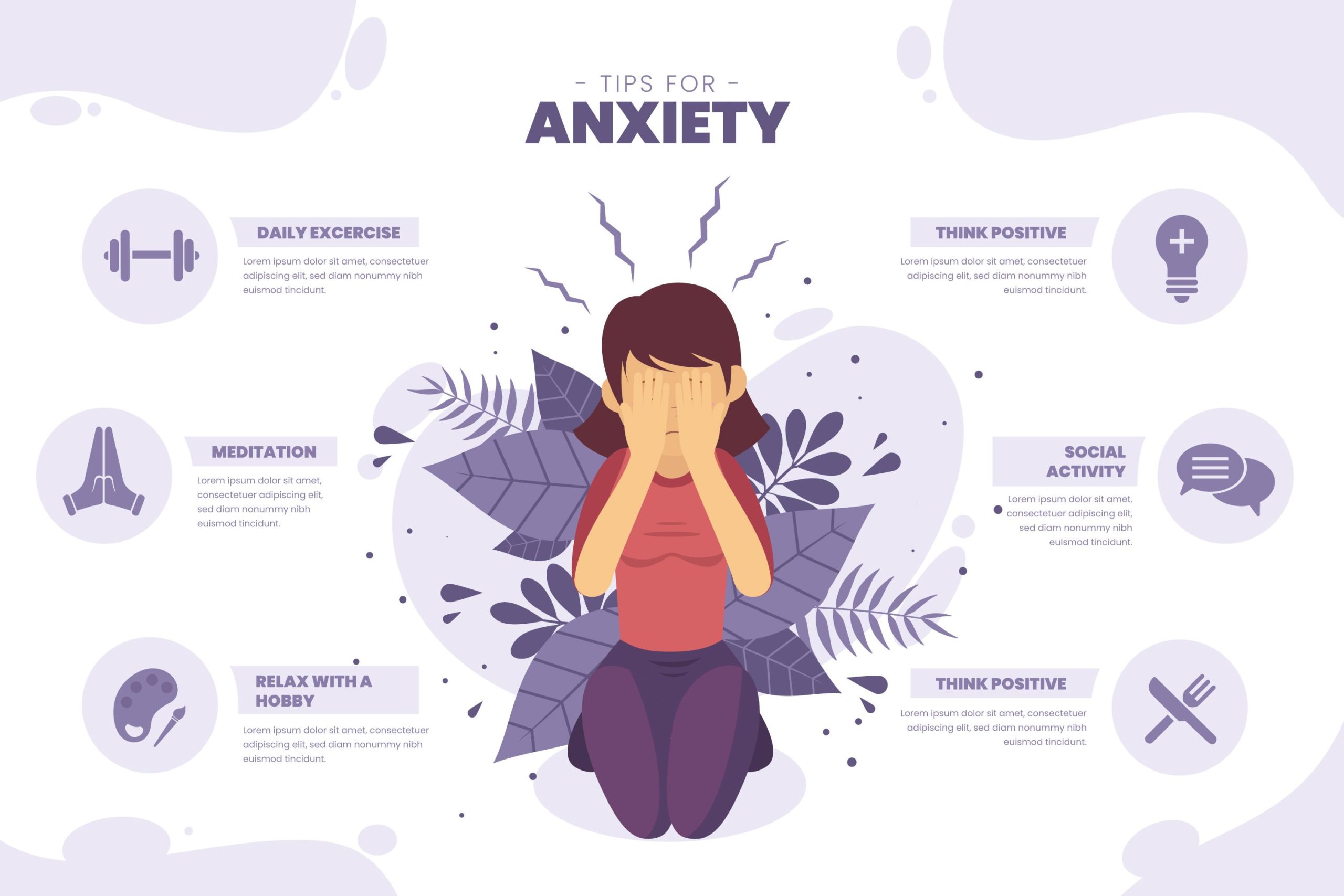 way to reduce stress infographic