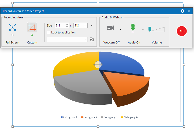 record screen with ActivePresenter