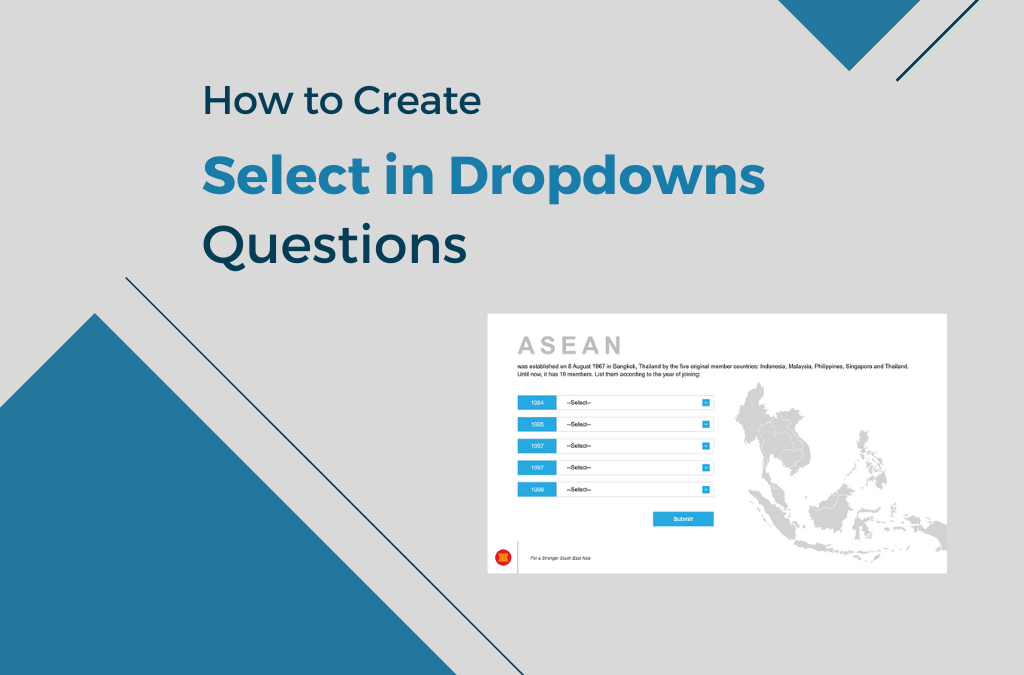 How to Create Select in Dropdowns Questions in ActivePresenter 9