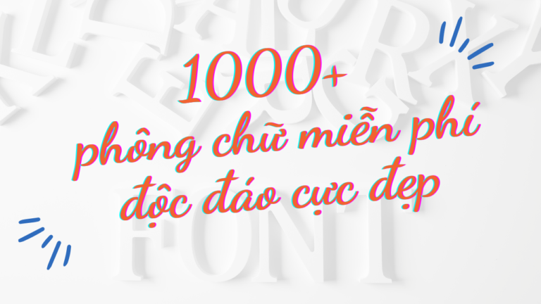 Thư viện phông chữ miễn phí
