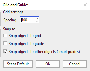 Grid and Guides dialog