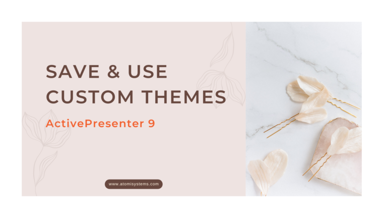 Save and Use Custom Themes