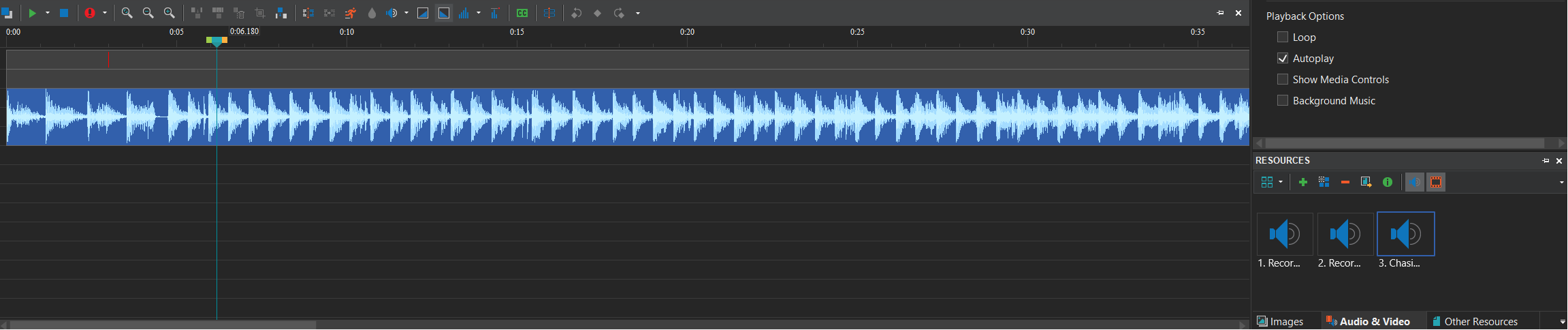 voice recording options