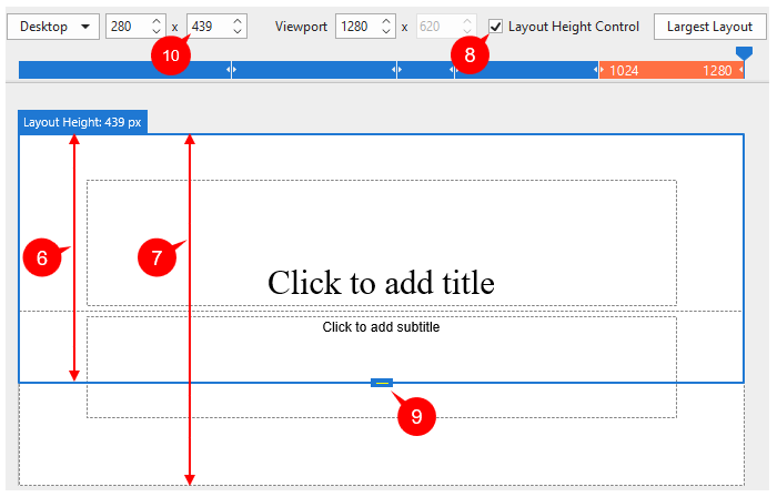 Slide Height