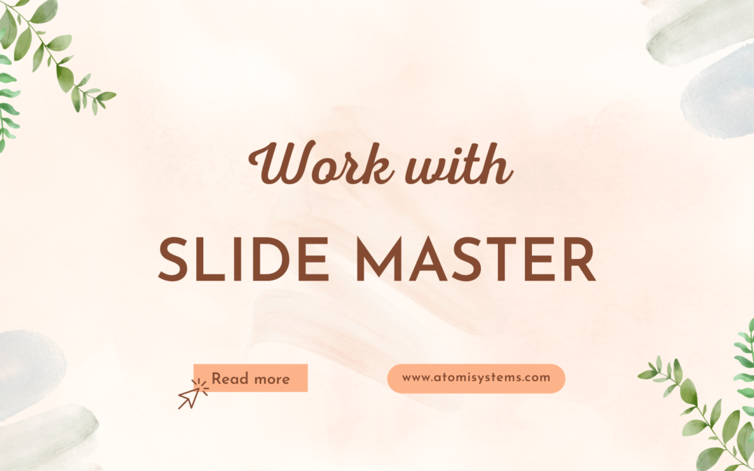 How to Work with Slide Master in ActivePresenter 9