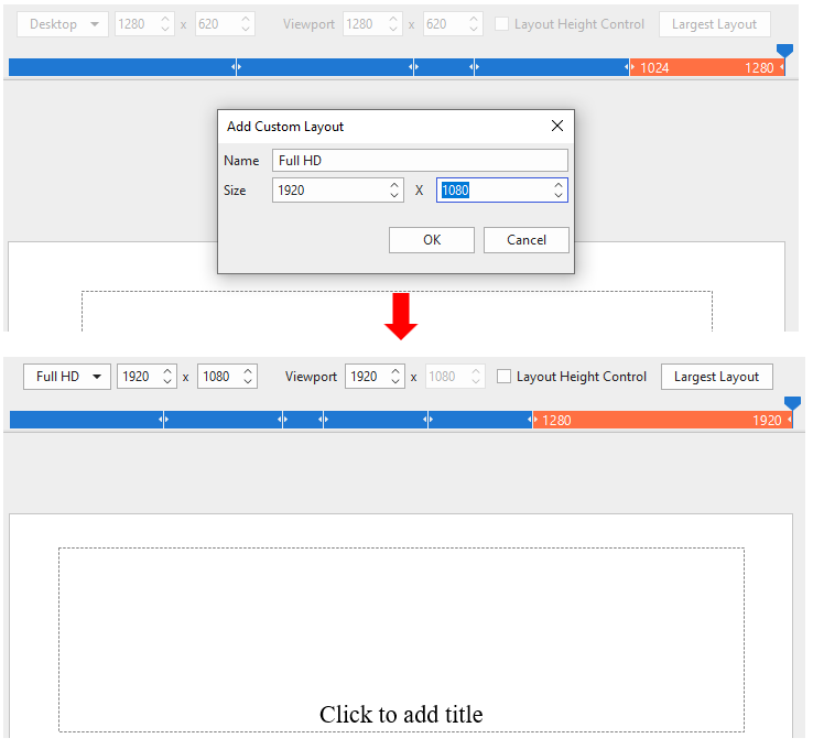 add layout new