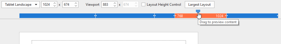 layout width