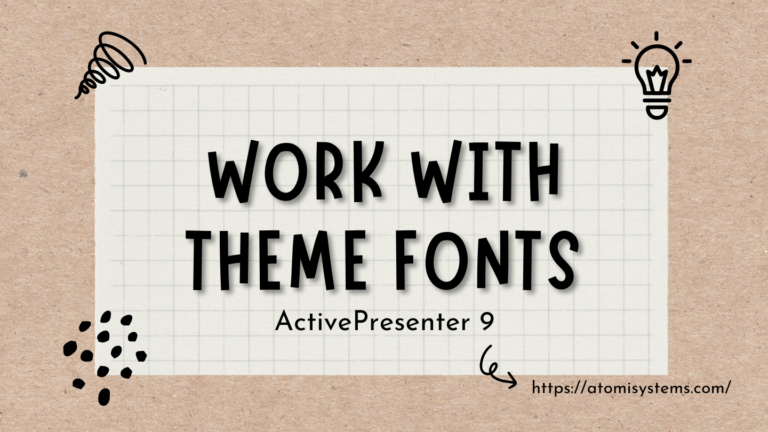 work with theme fonts