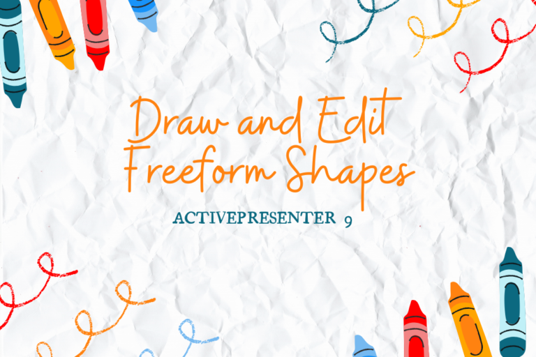 draw and edit freeform shape