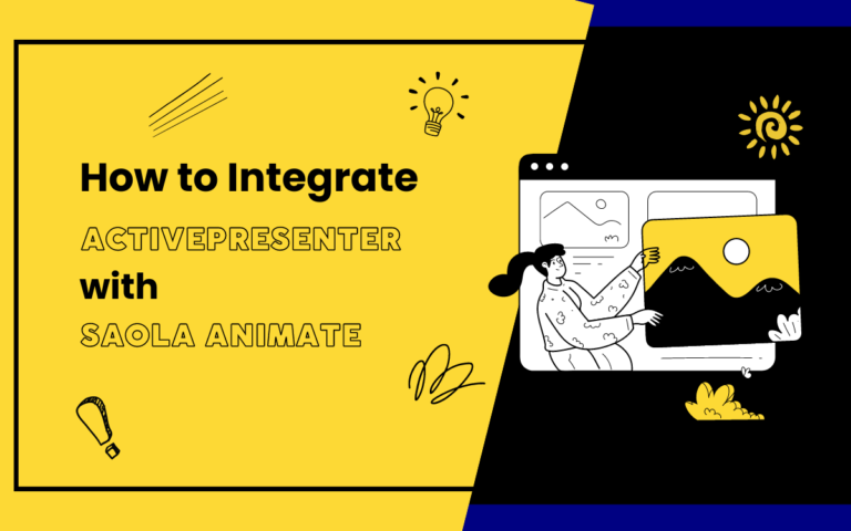 integrate ActivePresenter and Saola Animate