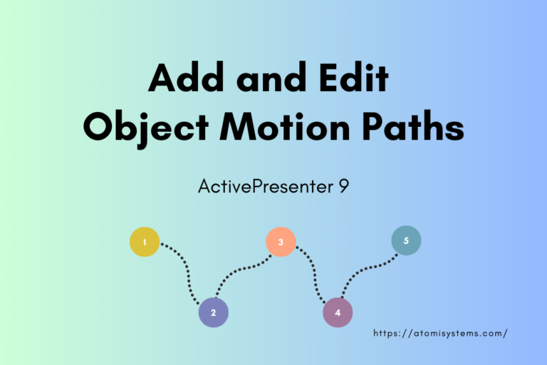 Add motion paths