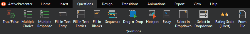 Question tab