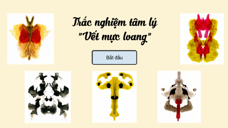 trắc nghiệm tâm lý Vết mực loang