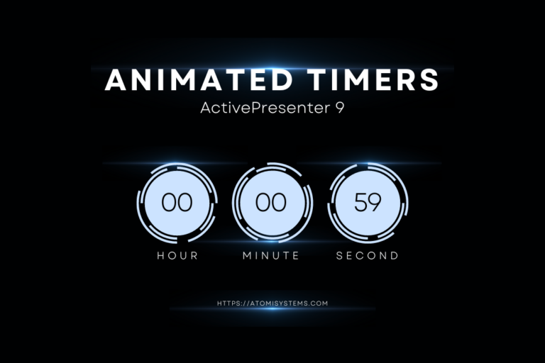 Work with animated timers