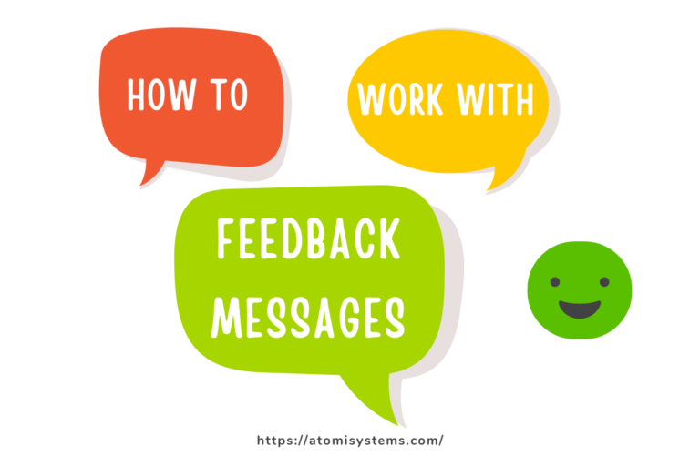 Work with feedback messages