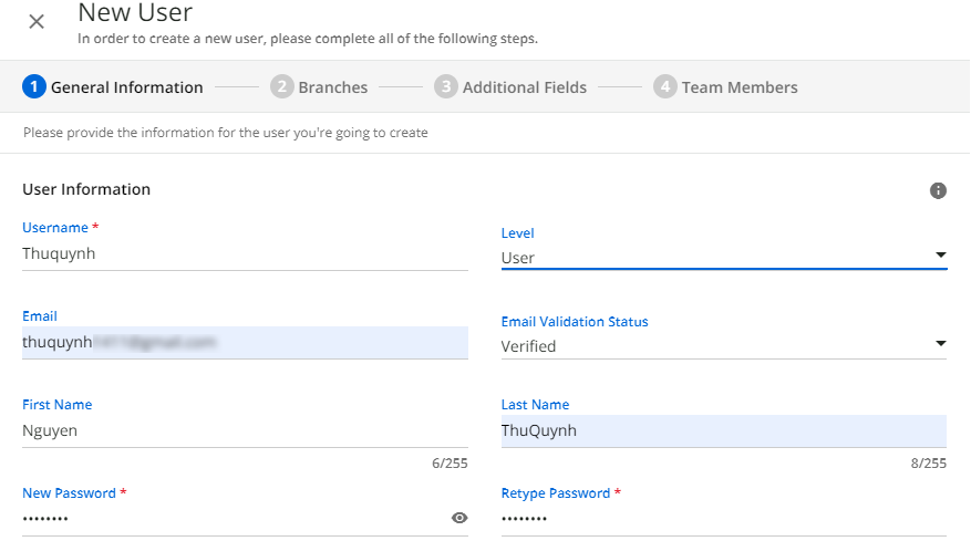 Create and enroll users