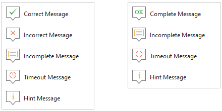 Add and Customize Feedback Messages