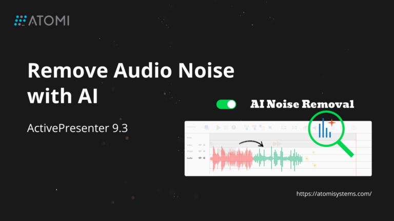 AI noise removal