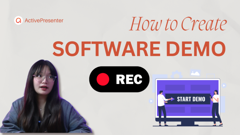 how to create a software product demo video in ActivePresenter