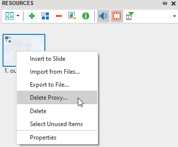 delete proxy