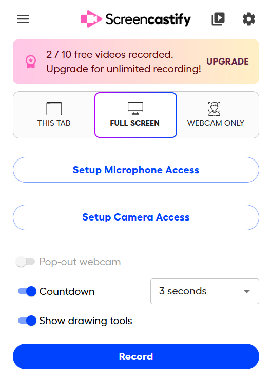 Camtasia Alternative - Screencastify 