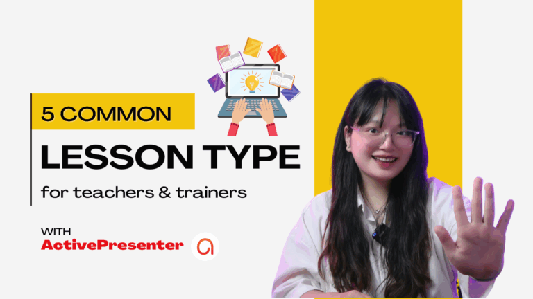 5 common types of eLearning lessons for everyone