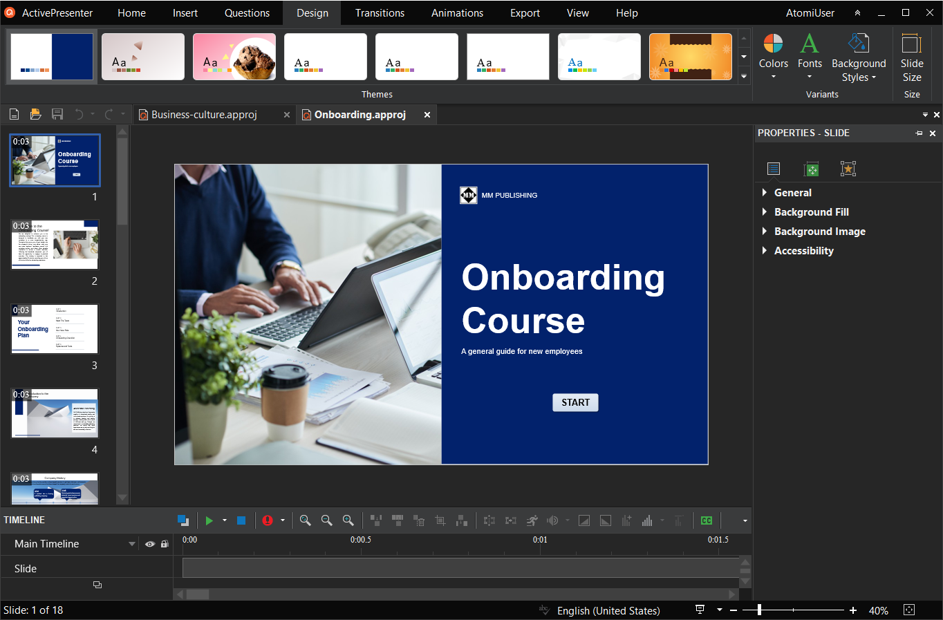 ActivePresenter elearning authoring tool