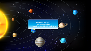 Interactive Solar System