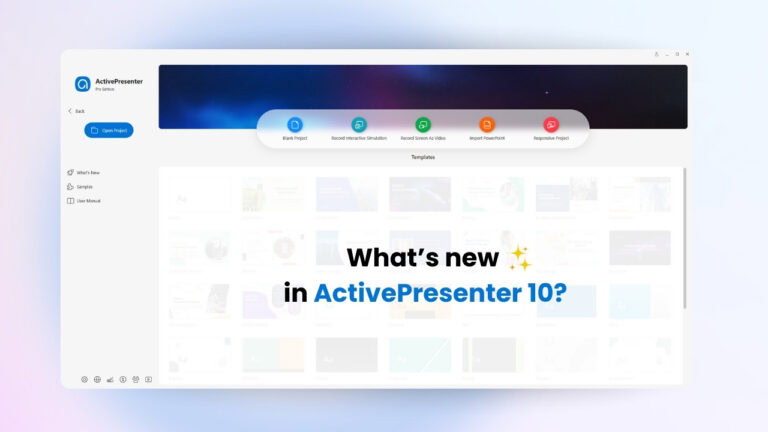 What's new in ActivePresenter 10?