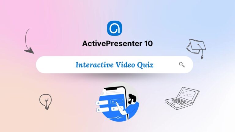 create interactive video quiz ActivePresenter
