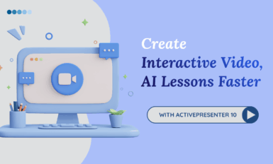 create interactive video and AI lesson