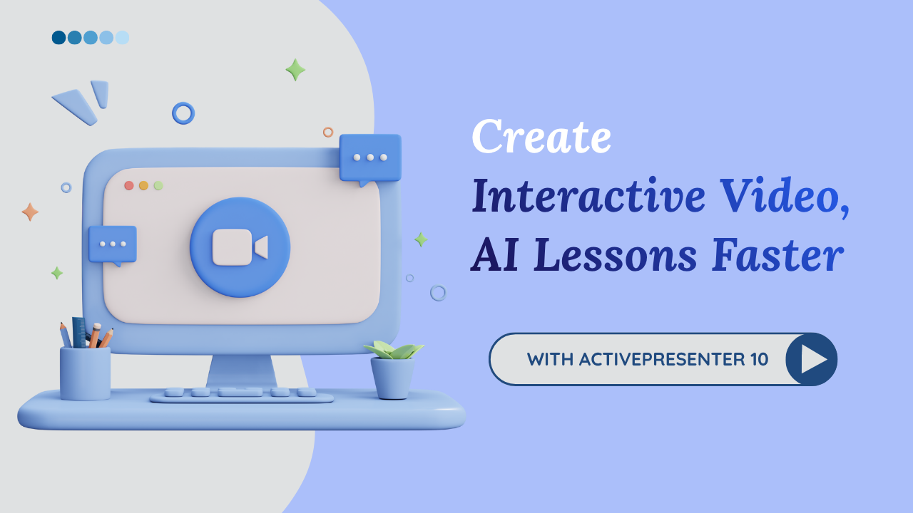create interactive video and AI lesson