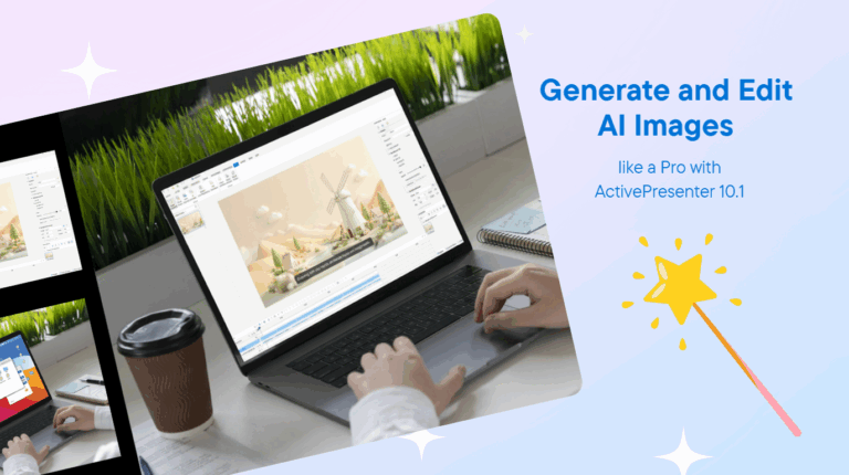 generate and edit AI images in ActivePresenter 10