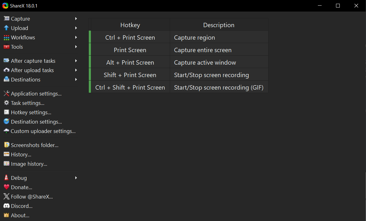shareX has a Complicated, Technical Interface