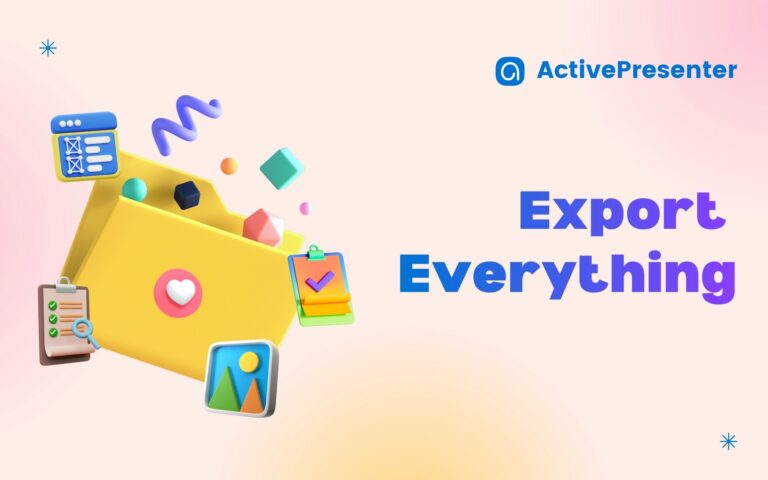 export in activepresenter