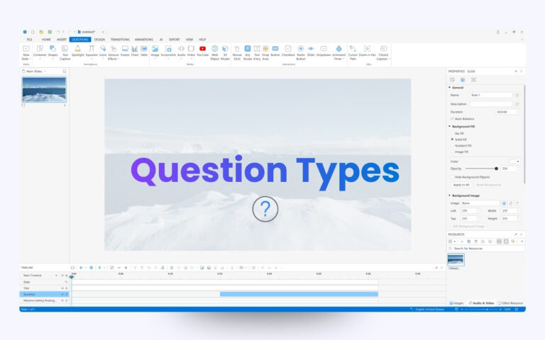 13 question ActivePresenter