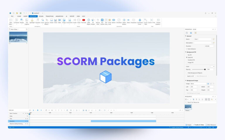 Export SCORM packages ActivePresenter