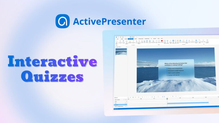 Create interactive quizzes