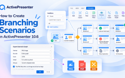 How to Create Branching Scenarios in ActivePresenter 10.6 with Scenario Editor