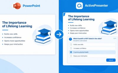 How to Turn Static PowerPoint Slides into an Interactive eLearning Course with ActivePresenter 10